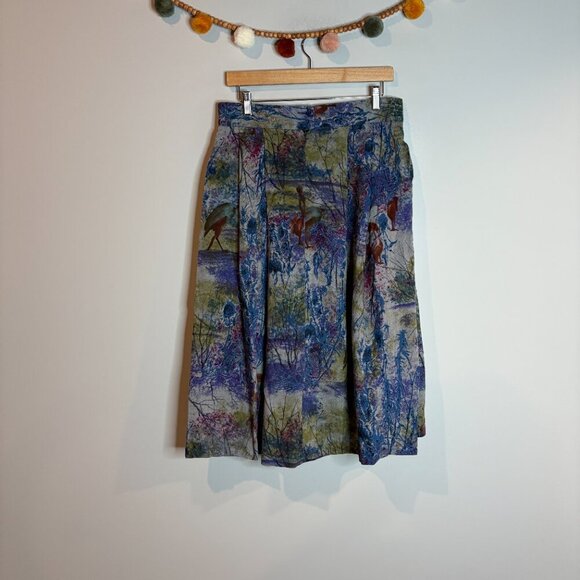 Vintage Geiger wool patterned midi skirt - Picture 5 of 7